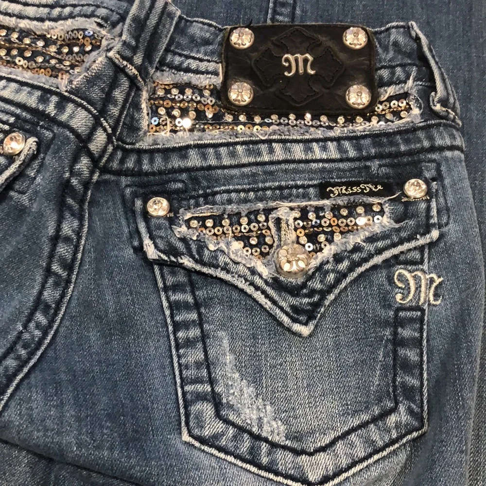 COPY - MISS ME JP6067B BOOT CUT JEANS